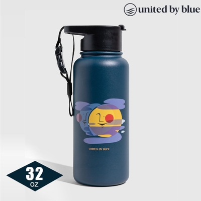 United by Blue 707-277 不鏽鋼保溫瓶 (32oz｜945ml) / 180-月亮-深藍