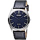 星辰 CITIZEN 低斂紋飾光動能超薄腕錶(AR3070-04L)-藍色 product thumbnail 1