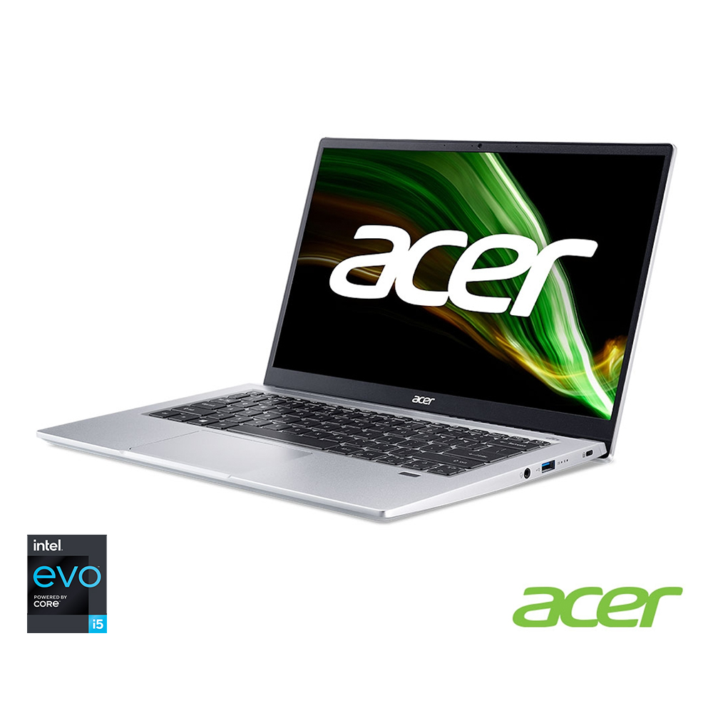 Acer 宏碁 Swift 3 SF314-511-513K 14吋筆電 (i5-1135G7/16G/512G SSD/Win11/銀)｜EVO認證