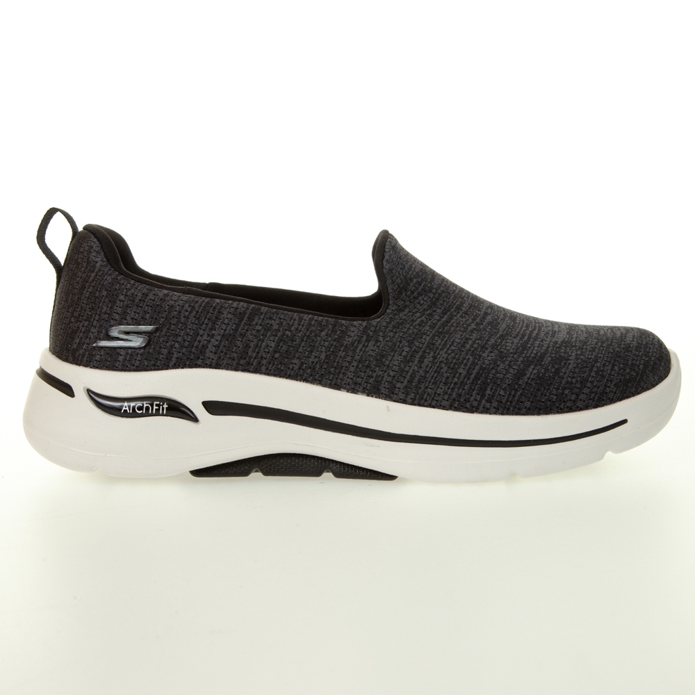 SKECHERS GO WALK ARCH FIT健走 女休閒鞋-黑-124480WBKW