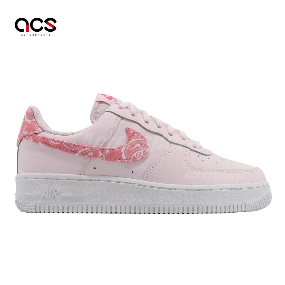 Nike Wmns Air Force 1 07 女鞋男鞋粉紅AF1 變形蟲腰果花Paisley