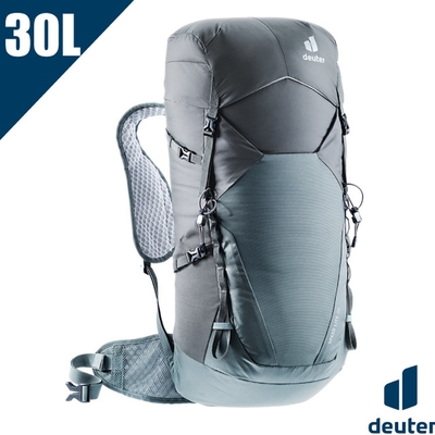 Deuter SPEED LITE 超輕量旅遊背包/登山包/健行包30L.攻頂包_黑/水藍