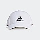 Adidas Bballcap Lt Emb [GM6260] 棒球帽 鴨舌帽 防曬 輕量 運動 休閒 白 product thumbnail 1