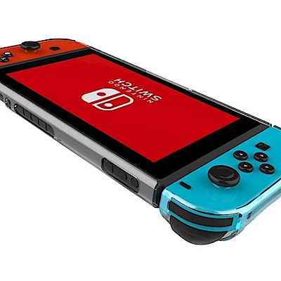 Nintendo任天堂Switch專用 全包覆透明水晶保護殼