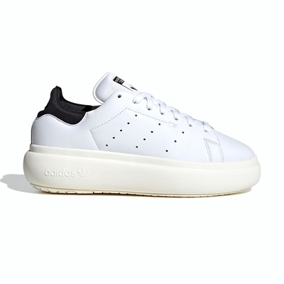 Adidas Stan Smith Pf W 女 白 黑 經典 三葉草 增高 厚底 休閒鞋 IE0450