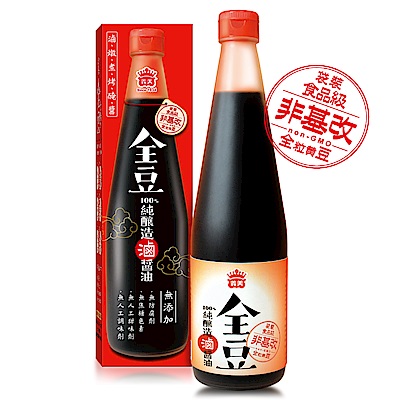 義美 全豆純釀造滷醬油(520ml)