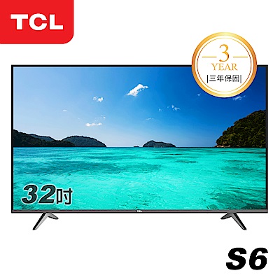 TCL 32吋S6系列 極薄液晶顯示器