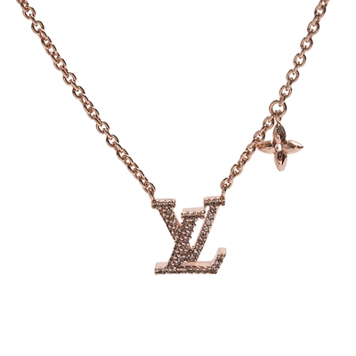 Louis Vuitton M00985 LV Iconic Blush Necklace, Pink, One Size