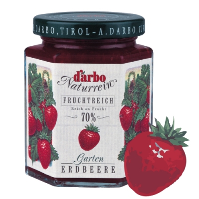 D’arbo德寶 70%果肉草莓果醬 200g