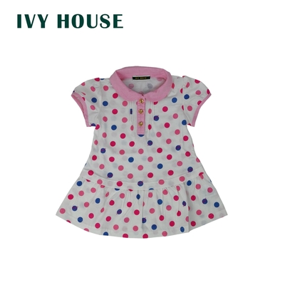 IVY HOUSE 棉織水玉圓點花POLO洋裝85cm~120cm 331811