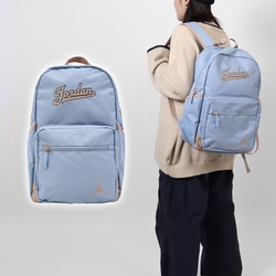 Nike 後背包 Jordan Backpack 藍 米白 多口袋 軟墊 喬丹 筆電包 雙肩包 背包 JD2413001AD-002