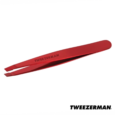 Tweezerman 專業斜口鑷-寶石紅 Slant Tweezer