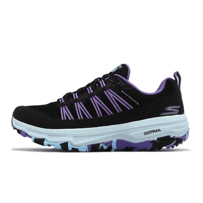 SKECHERS GO RUN TRAIL ALTITUDE女健走鞋-黑紫-128222BKLV