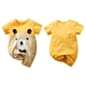 colorland棉質短袖包屁衣 寶寶連身衣 深黃熊款嬰兒服 product thumbnail 2
