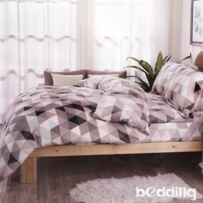 BEDDING-頂級法蘭絨特大雙人8x7被套-波紋戀影