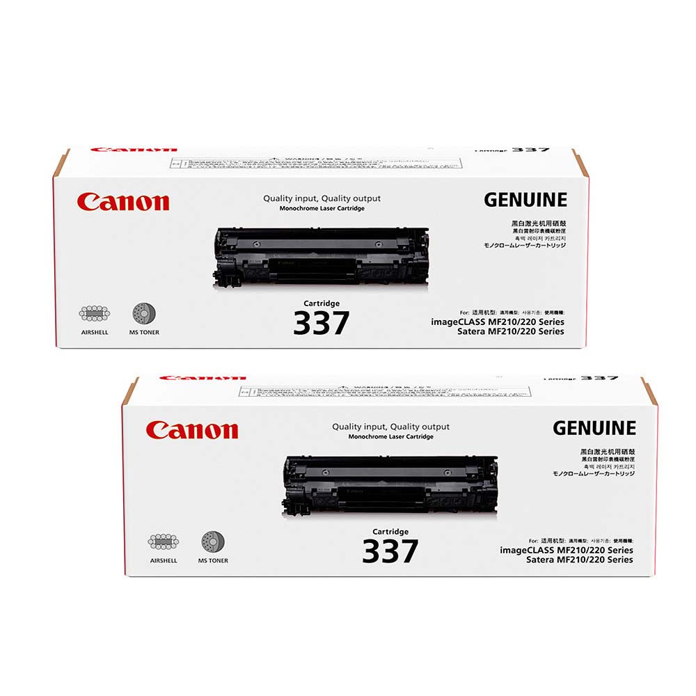 ☆2入超值組☆CANON CRG-337 原廠黑色碳粉匣| 原廠碳粉| Yahoo奇摩購物中心