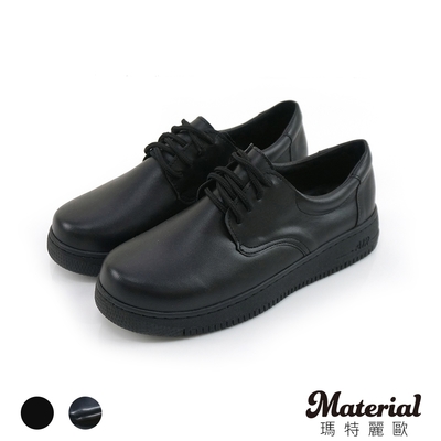 Material瑪特麗歐 MIT 包鞋 簡約綁帶厚底休閒鞋 T52220