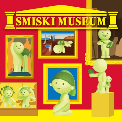 Smiski 不可思議的夜光精靈世界名畫博物館系列(盒裝12入)