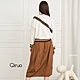 Qiruo-奇若名品-春夏專櫃-鬆緊腰抽繩素色長裙-日系素色抽繩造型長裙2296B product thumbnail 1
