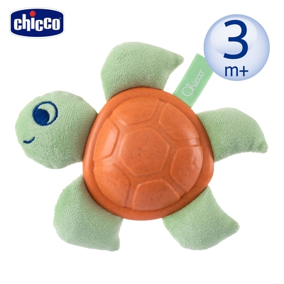 chicco-ECO+安撫娃娃-點點烏龜