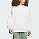 Adidas Word Sweatshirt [IK9886] 女 長袖 上衣 亞洲版 運動 訓練 休閒 寬鬆 白綠 product thumbnail 1