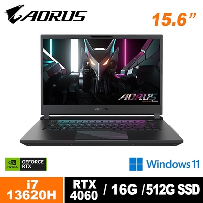 GIGABYTE 技嘉 AORUS 15 BKF 15.6吋電競筆電 (i7-13620H/RTX4060/32G/2TB SSD/FHD 144Hz/Win11)