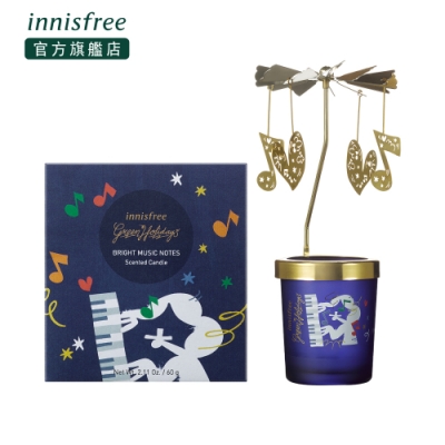 innisfree 2019 綠色聖誕 歡樂頌香氛蠟燭 60g