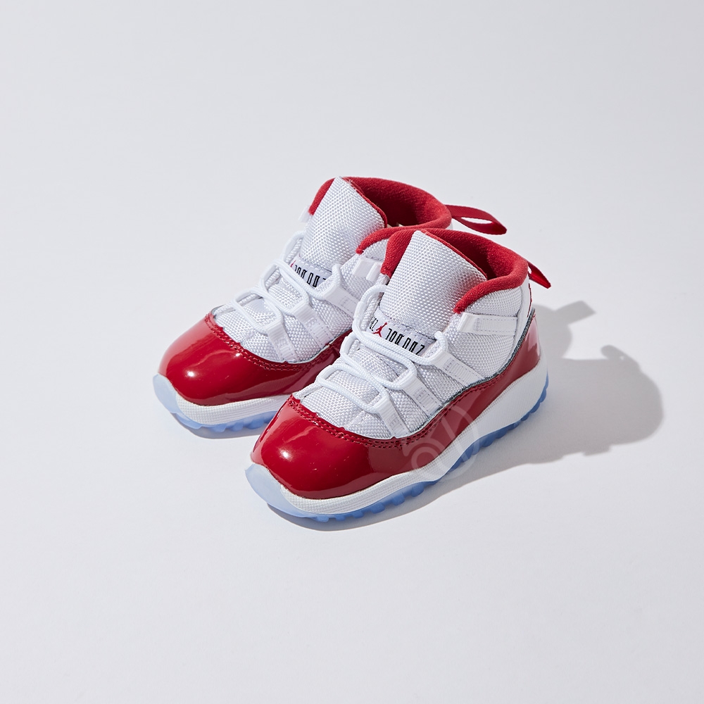 Nike Jordan 11 Retro (TD) 童鞋小童白紅經典透氣休閒運動籃球鞋378040