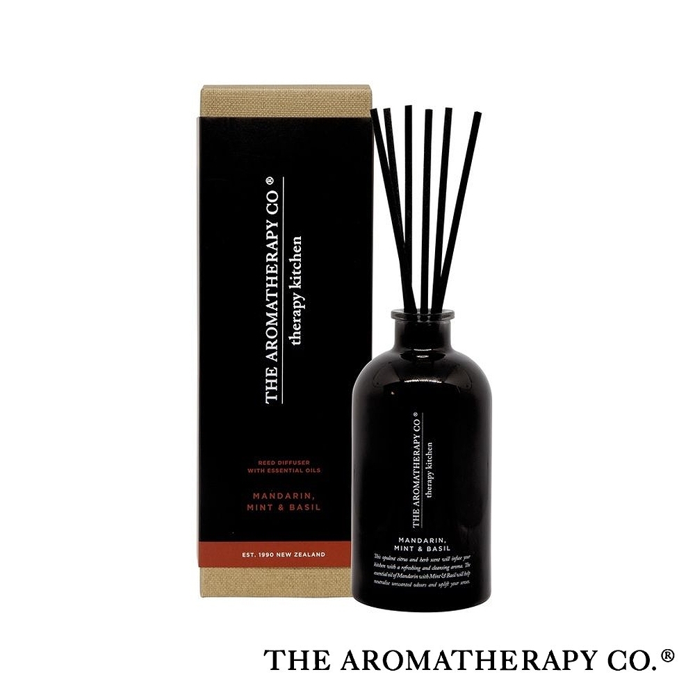 The Aromatherapy Co. 紐西蘭天然香氛 Therapy Kitchen系列 柑橘蘿勒 Mandarin Mint & Basil 250ml 居家擴香