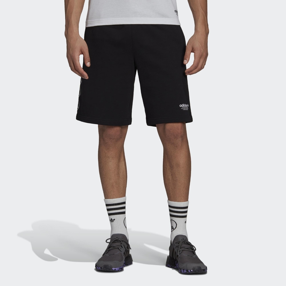 ADIDAS United Shorts男運動短褲-黑-HF4897