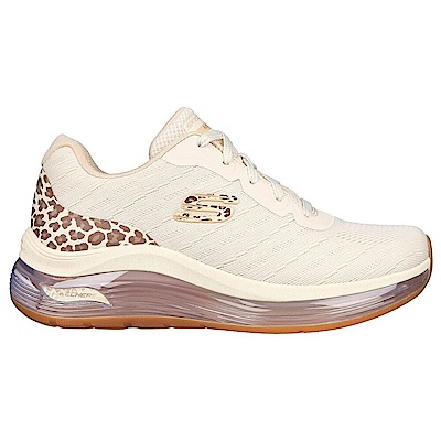 Skechers Arch Fit Element Air [149846NAT] 女 休閒鞋 豹紋 氣墊 支撐 米