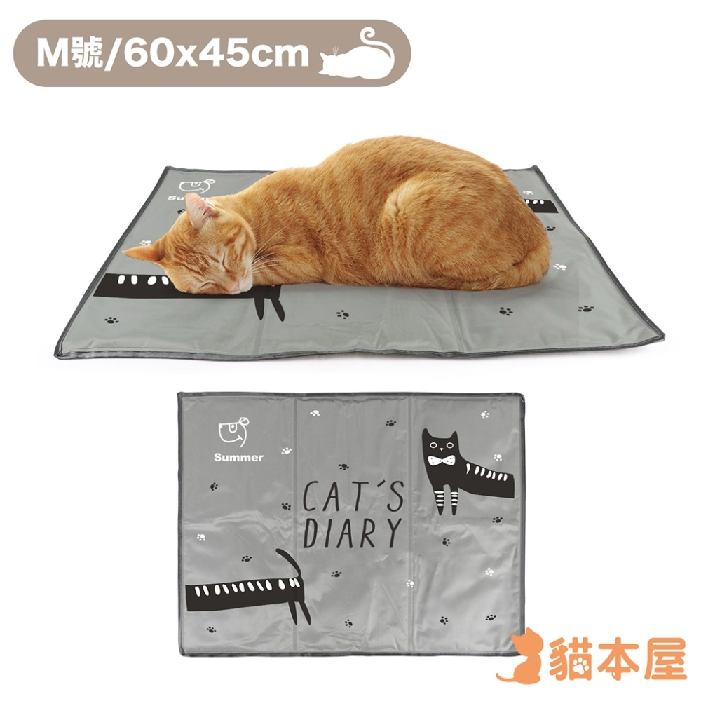 貓本屋 冰晶軟凝膠 寵物降溫墊(M號/60x45cm)