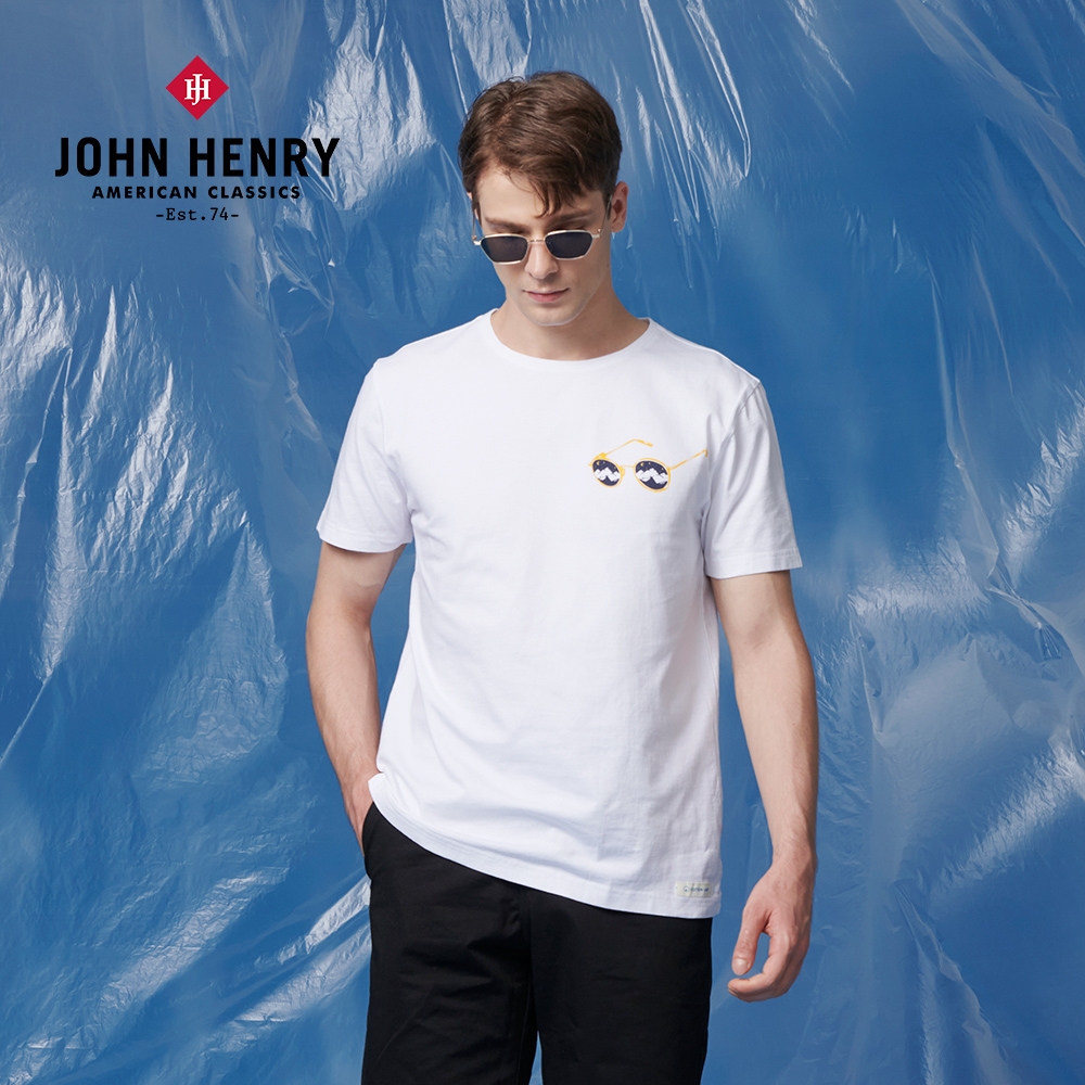 JOHN HENRY 美國棉觀星短袖T恤-二色