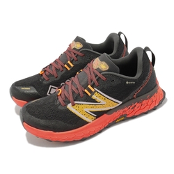 New Balance 越野跑鞋 Hierro V7 GTX D 女鞋 寬楦 黑 橘 防水 全地形 NB 戶外 WTHIER7B-D