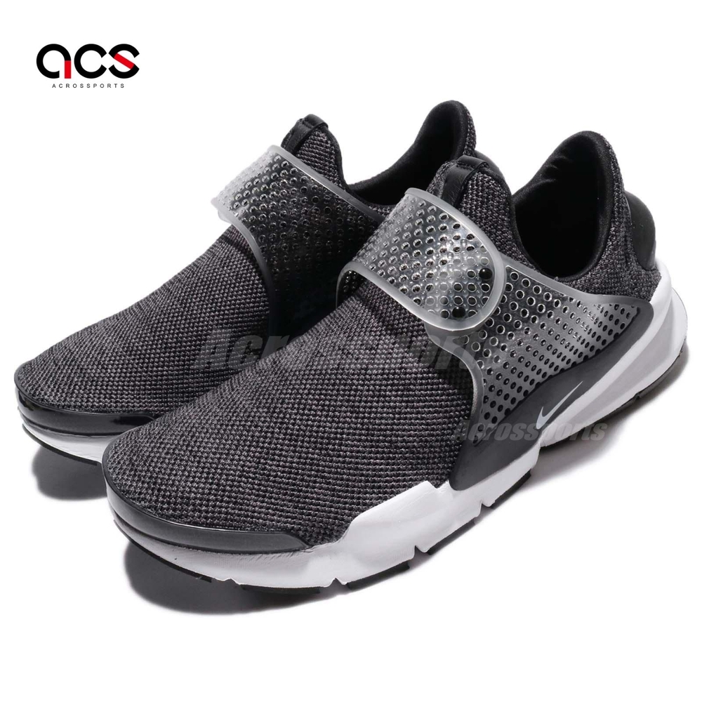 Nike 休閒鞋 Sock Dart SE 穿搭 男鞋 襪套 輕量 舒適 透氣 緩震 球鞋 深灰 白 911404002