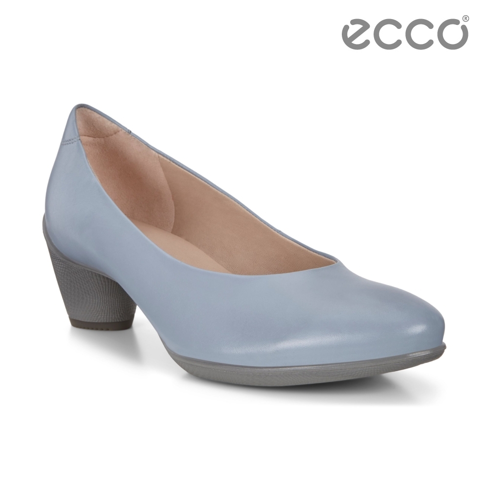 ECCO SCULPTURED 45 優雅正式中低跟鞋 女-藍