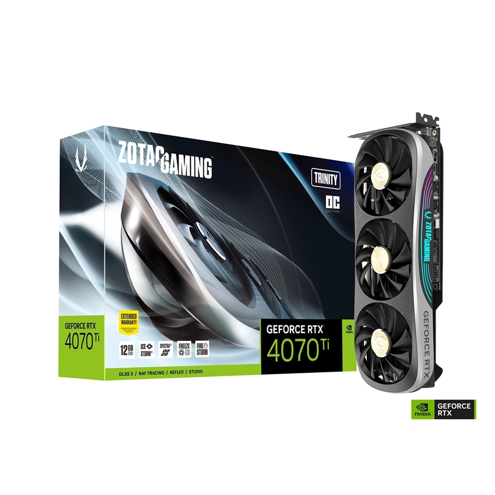 ZOTAC GAMING GeForce RTX 4070 Ti Trinity OC (ZT-D40710J-10P) 顯示