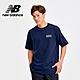 【New Balance】 背面標語寬鬆短袖上衣_男性_藍色_MT41588NNY product thumbnail 1