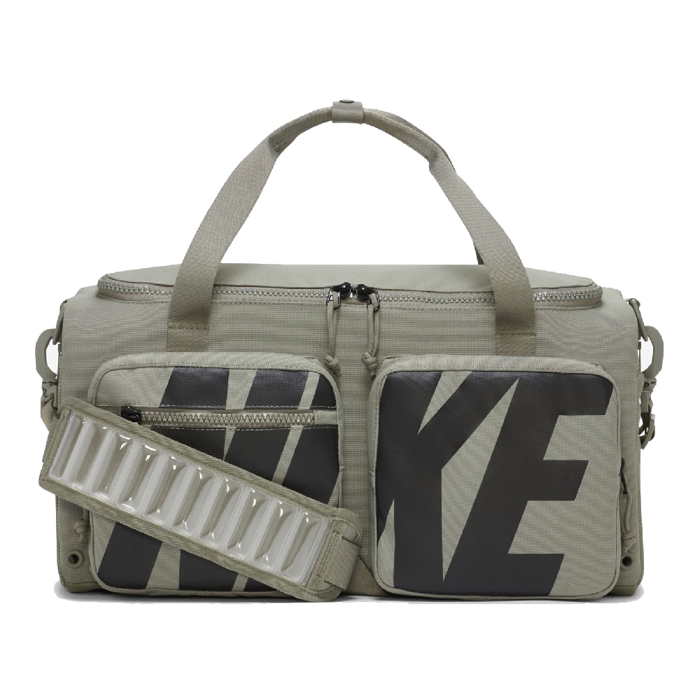 Nike 手提包 Utility Power Gym Bag 健身房 運動 重訓 旅行 行李袋 斜背 綠 黑 CZ1366-320