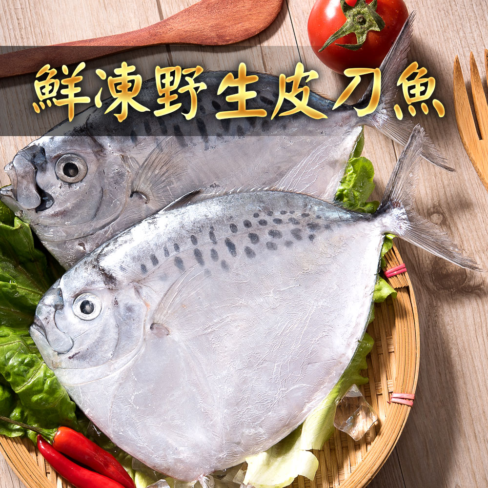 【愛上新鮮】鮮凍野生皮刀魚12隻組(2隻裝/180-200g±10%/隻)