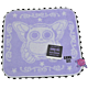 ANNA SUI X BLUE HAMHAM 品牌字母玫瑰刺繡LOGO公仔圖騰小方巾(紫色系) product thumbnail 1