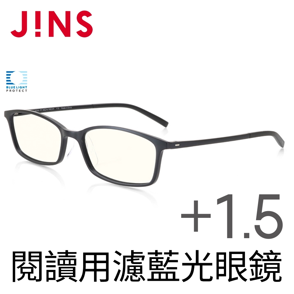 JINS 閱讀用濾藍光老花眼鏡+1.50 (AFRD18A047)