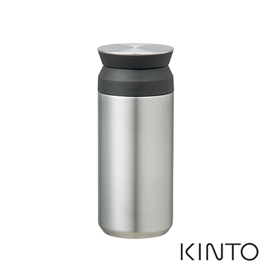 日本KINTO 隨行保溫瓶500ml-不銹鋼色