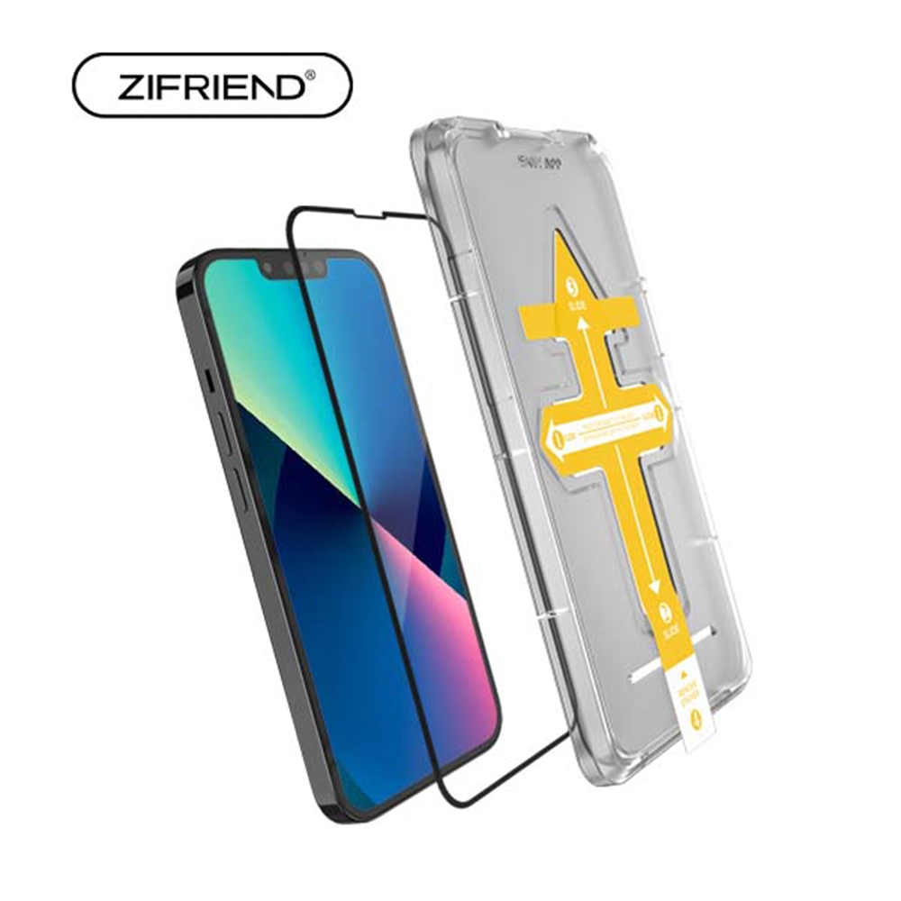 【ZIFRIEND】iphone13mini零失敗3D滿版高透光玻璃保護貼/ZF-I13M