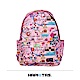 日本HAPI+TAS 防盜防潑水 摺疊後背包 粉色旅遊景點 product thumbnail 1