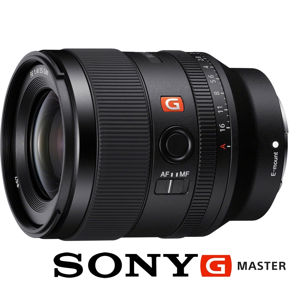 SONY FE 35mm F1.4 GM SEL35F14GM (公司貨) 廣角定焦鏡頭 大光圈人像鏡 全片幅無反微單眼鏡頭 防塵防滴