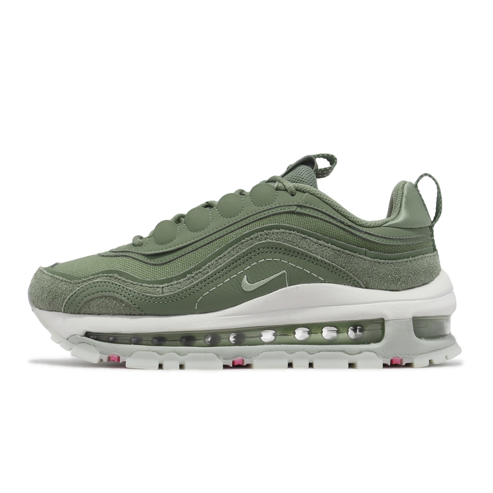 Nike 休閒鞋Wmns Air Max 97 Futura 女鞋綠白氣墊子彈復古運動鞋FB4496