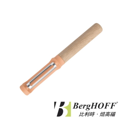 BergHOFF Leo 垂直木紋削皮刀-珊瑚橘