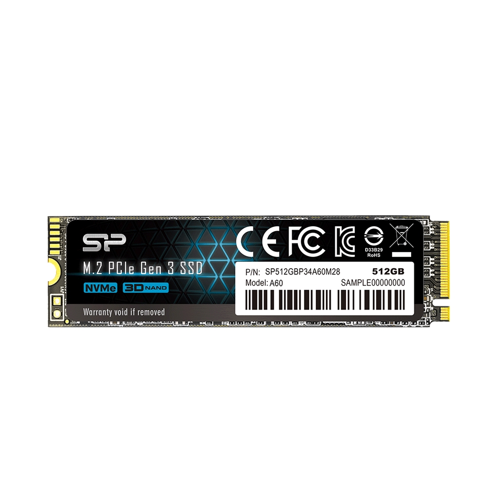 SP廣穎P34A60 M.2 2280 NVMe PCIe Gen 3x4 512GB 固態硬碟| 其他品牌