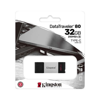 Kingston 金士頓 32GB DataTraveler 80 Type-C USB3.2 隨身碟 DT80/32GB